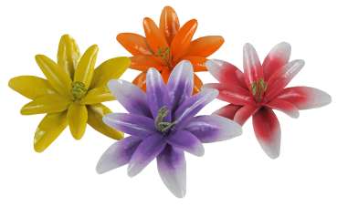 Preview: Bringen Sie Farbe in Ihr Paradies:  Metall-Gartenstecker 